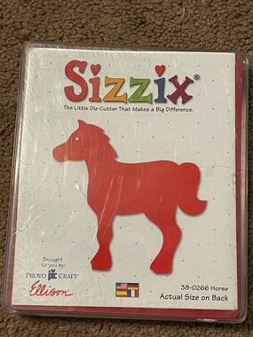 Sizzix Originals Die in the horse shape,  38-0266